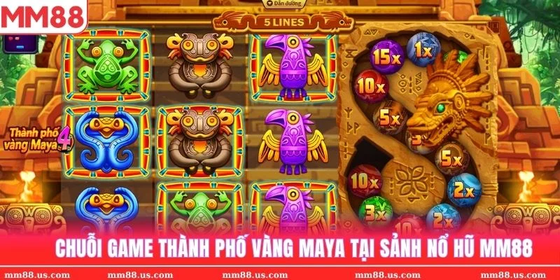 Serie game Thành phố vàng Maya tạo cơn sốt tại sảnh Nổ Hũ MM88